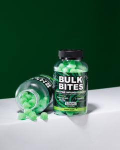Bulk Bites Green Apple Creatine Gummies